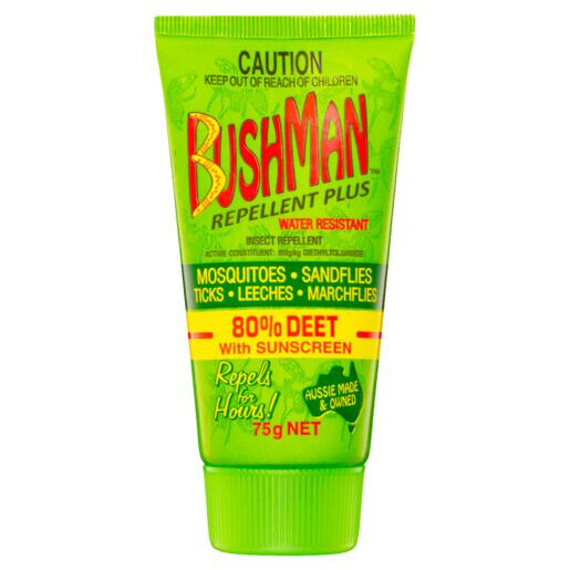 Bushman Repellent Plus 80% DEET with Sunscreen 75g