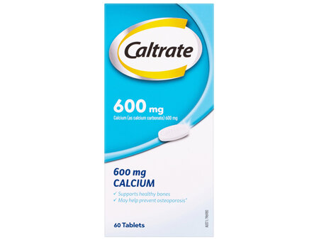 Caltrate 600 mg 60 Tablets