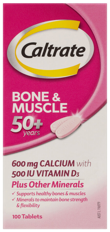 Caltrate Bone & Muscle 50+ Years 100 Tablets