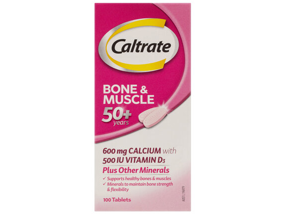 Caltrate Bone & Muscle 50+ Years 100 Tablets