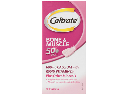 Caltrate Bone & Muscle 50+ Years 100's