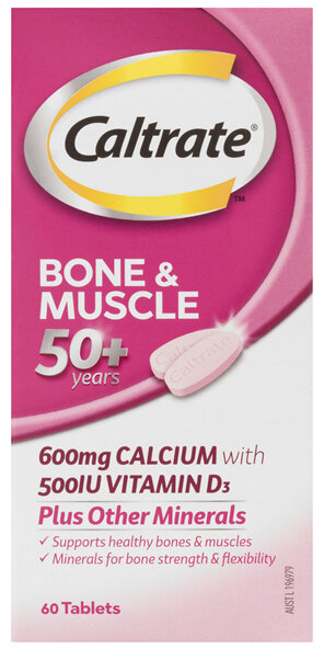 Caltrate Bone & Muscle 50+ Years 60 Tablets