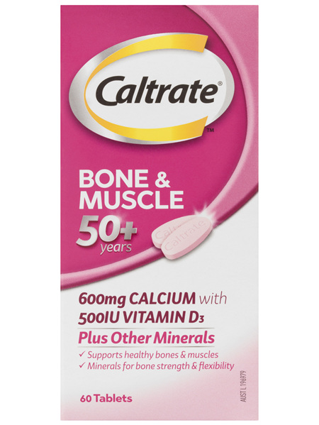 Caltrate Bone & Muscle 50+ Years 60's