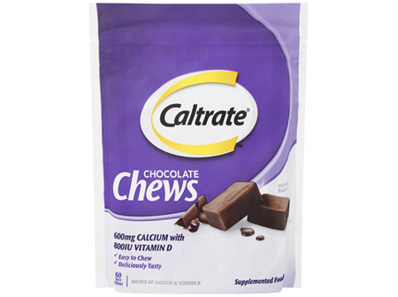 Caltrate Chocloate Chews 60's