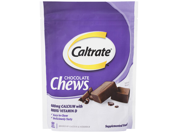Caltrate Chocloate Chews 60's
