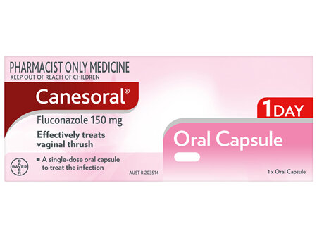 Canesoral One Fluconazole Capsule 1 Pack
