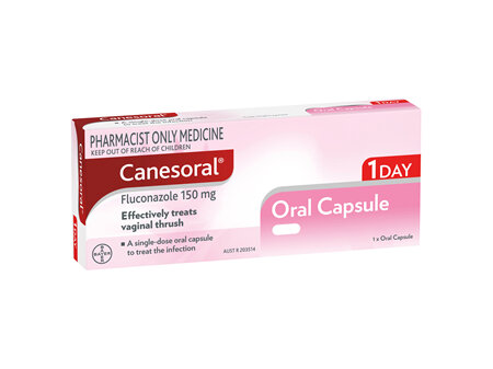 Canesoral Oral Single Dose Thrush Treatment Capsule (Pharmacist Only)