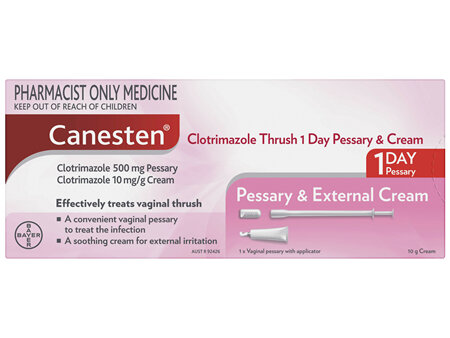Canesten 1 Day Thrush Treatment Pessary & External Cream