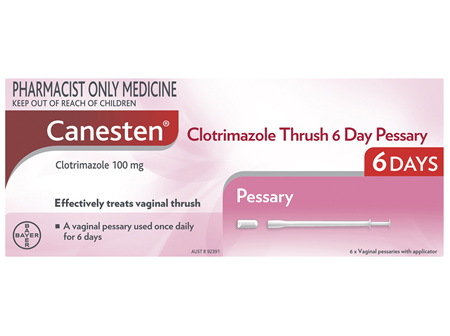 Canesten 6 Day Pessary Thrush Treatment