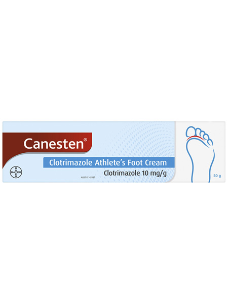 Canesten Anti-Fungal Athlete's Foot (Tinea Pedis) Cream 50g