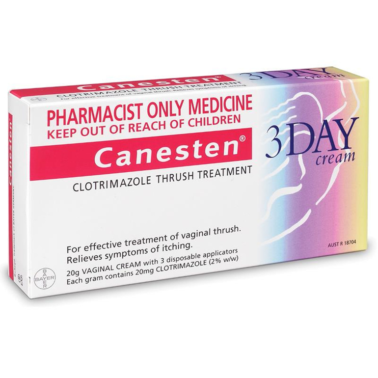 Canesten Otc Product 3 Day Vaginal Cream 20g Unichem Mornington