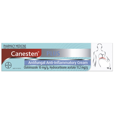 Canesten Plus Antifungal and Anti-Inflammatory Cream 15g