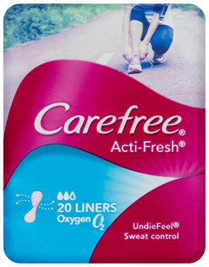 Carefree Acti Fresh Oxygen Panty Liners 20 Pack