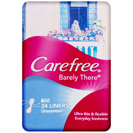 Carefree Barely There Liners Unscented 24 Pack