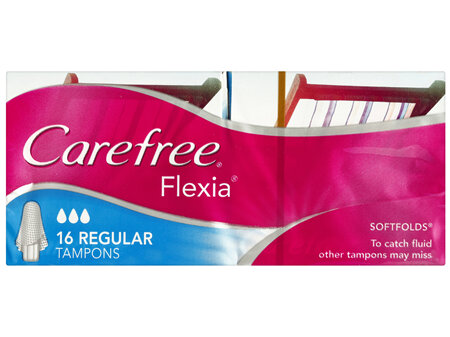 Carefree Flexia Regular Tampons 16 pack