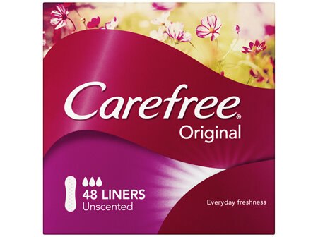 Carefree Original Unscented Liners 48 pack