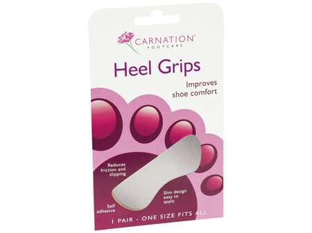 Carnation Heel Grips 1pr