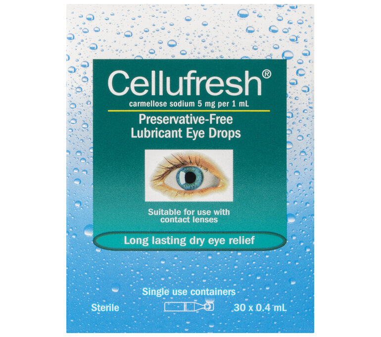 Cellufresh Lubricant Eye Drops 30 x 0.4mL