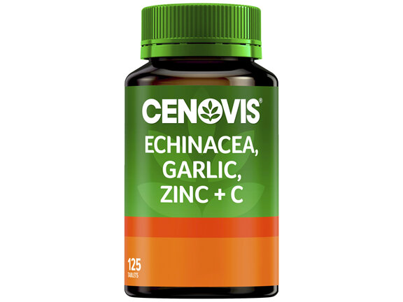 Cenovis Echinacea, Garlic, Zinc & C 125 Tablets