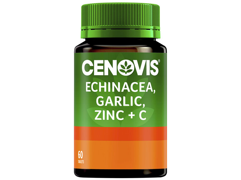 Cenovis Echinacea, Garlic, Zinc & C 60 Tablets - Moorebank Day & Night Pharmacy