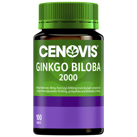Cenovis Ginkgo Biloba 2000 100 Tablets