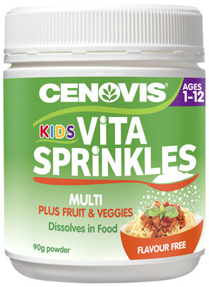 Cenovis Kids Vita Sprinkles Multi + Fruit & Vegies 90g Powder