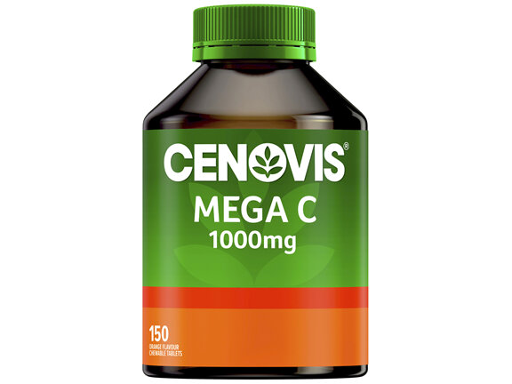Cenovis Mega C 1000mg Orange Flavour 150 Tablets