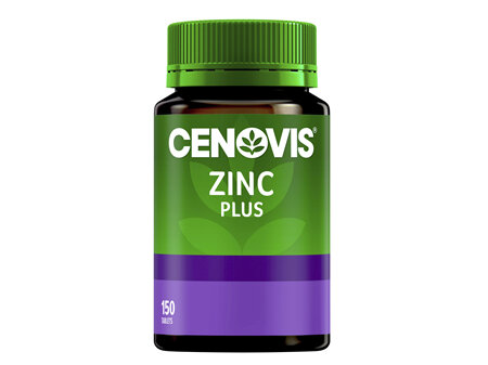 CENOVIS ZINC PLUS 25MG 150