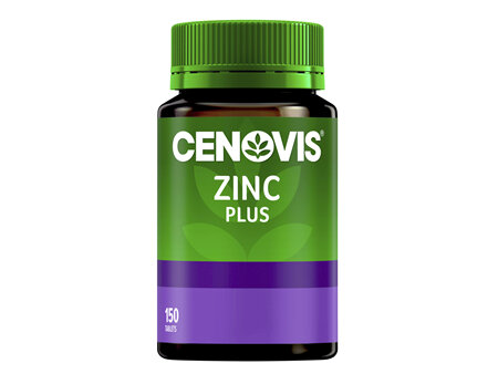 CENOVIS ZINC PLUS 25MG 150