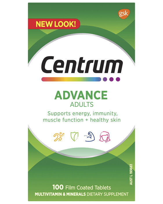 Centrum Advance Adults 100 Tablets