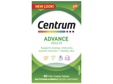 Centrum Advance Adults 60 Film Coated Tablets