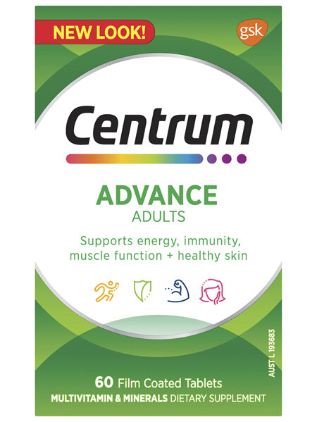 Centrum Advance Adults 60 Film Coated Tablets