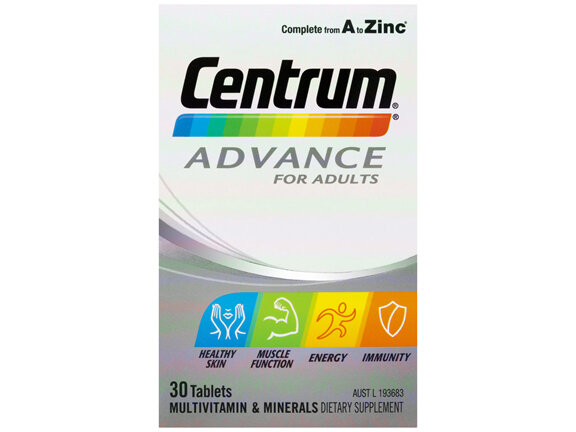 Centrum Advance For Adults Tablets 30 Pack