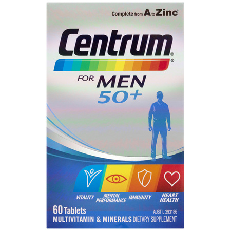 Centrum for Men 50+ 60 Tablets