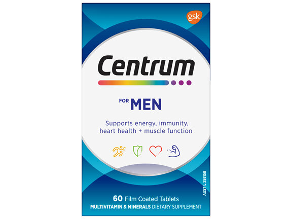 Centrum for Men 60 Film Coated Tablets