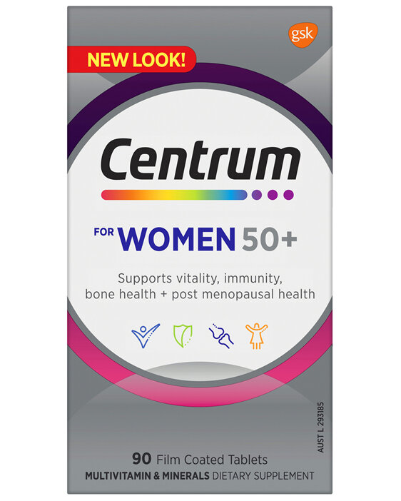 Centrum for Women 50+ 90 Film Coated Tablets