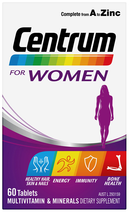 Centrum For Women 60 Tablets