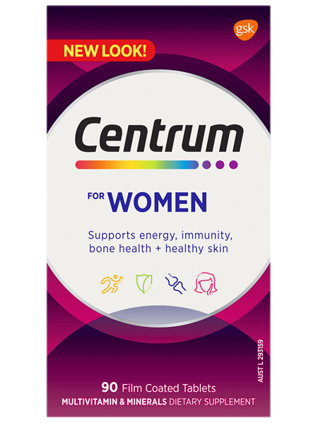 Centrum for Women 90 Film Coated Tablets