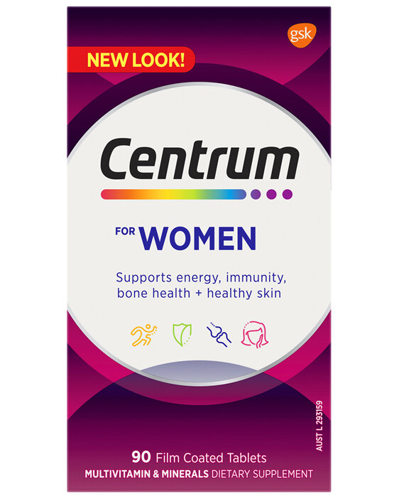 Centrum for Women 90 Film Coated Tablets