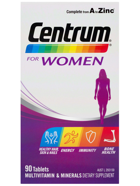 Centrum For Women 90 Tablets