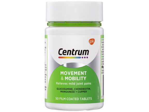 Centrum Movement & Mobility 50 Tablets AU