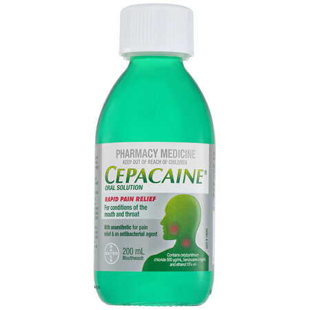 Cepacaine Oral Solution 200mL