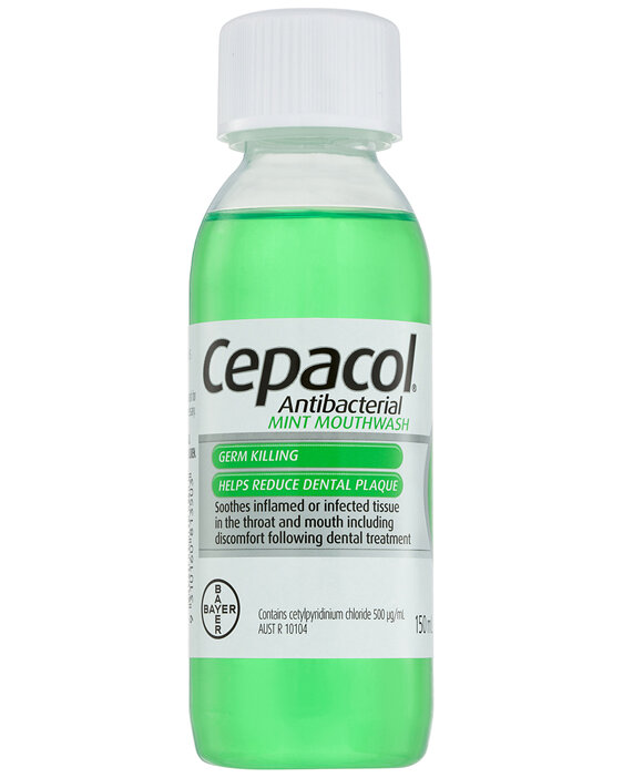 Cepacol Antibacterial Mint Mouthwash 150mL