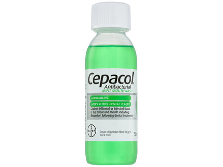 Cepacol Antibacterial Mint Mouthwash150mL
