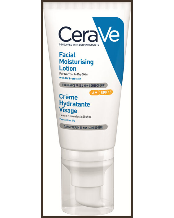 CeraVe Ceramides AM Facial Moisturising Lotion with SPF 15