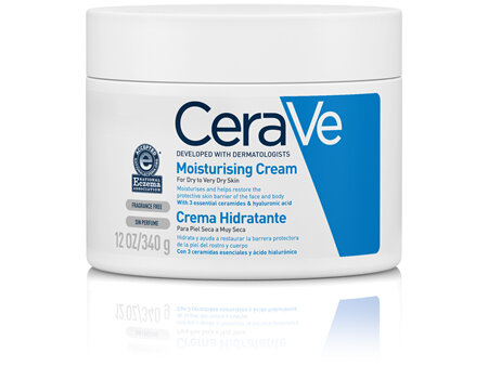 CeraVe Ceramides Moisturising Cream For Dry Skin 340g