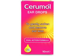 Cerumol Ear Drops Glass Dropper 10ml