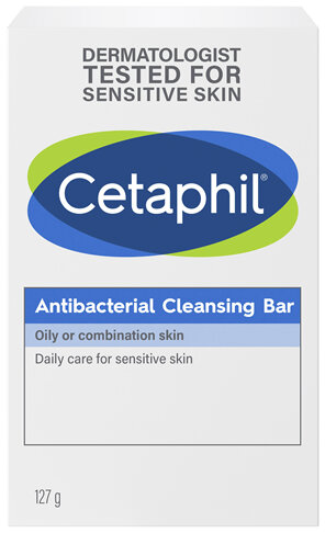 Cetaphil Antibacterial Cleansing Bar 127g