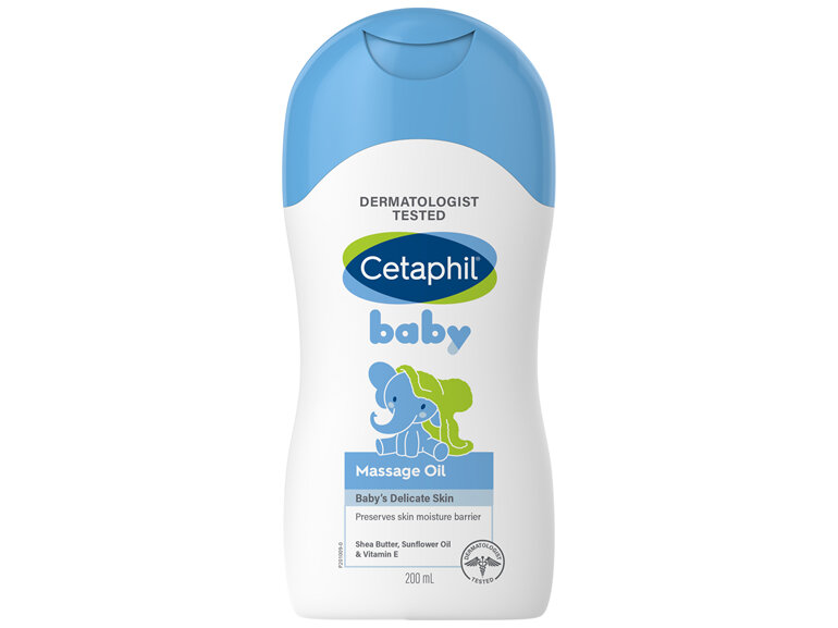 Cetaphil Baby Massage Oil 200mL, Soothes