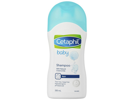 Cetaphil Baby Shampoo 200mL, Tear Free and Soap Free